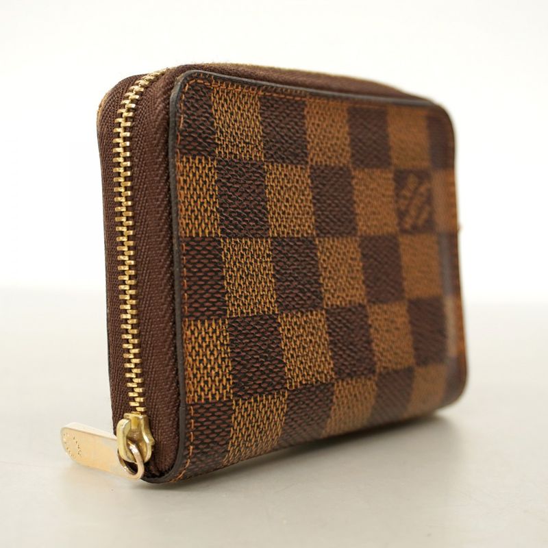 Louis Vuitton Coin Case Damier Zippy Coin Purse N63070 Ebène Men Women Unisex