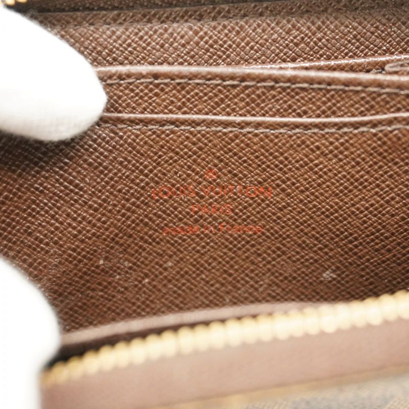 Louis Vuitton Coin Case Damier Zippy Coin Purse N63070 Ebène Men Women Unisex