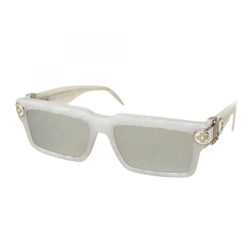 Louis Vuitton Joystome Sunglass Es Z1403e White Gray Men Women Unisex
