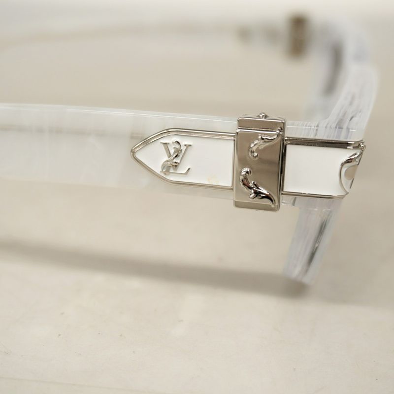 Louis Vuitton Joystome Sunglass Es Z1403e White Gray Men Women Unisex