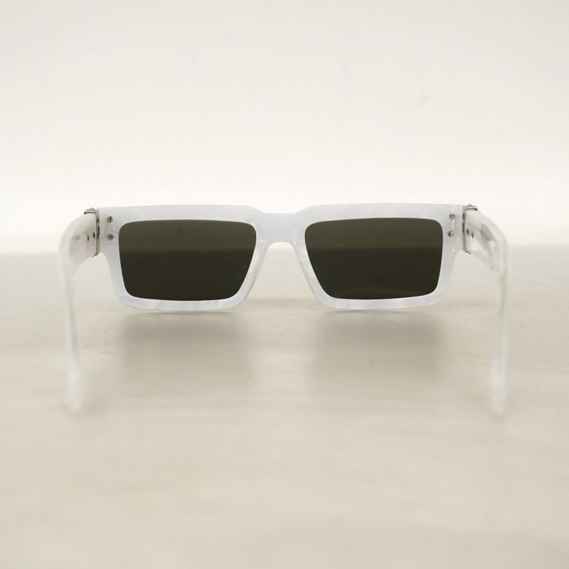 Louis Vuitton Joystome Sunglass Es Z1403e White Gray Men Women Unisex