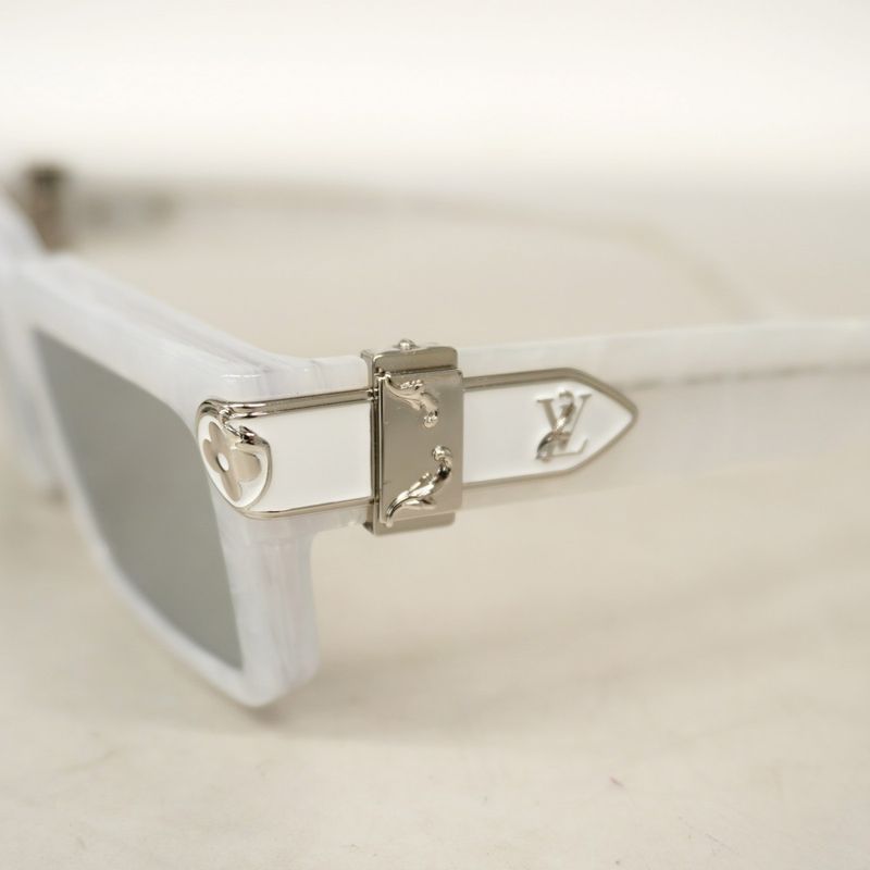 Louis Vuitton Joystome Sunglass Es Z1403e White Gray Men Women Unisex
