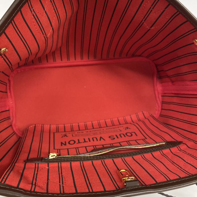 Louis Vuitton Damier Neverfull PM N41359 Ebene Womens Tote Bag