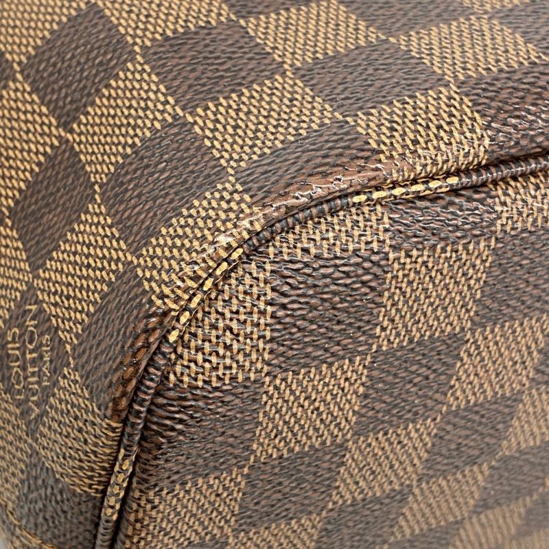 Louis Vuitton Damier Neverfull PM N41359 Ebene Womens Tote Bag