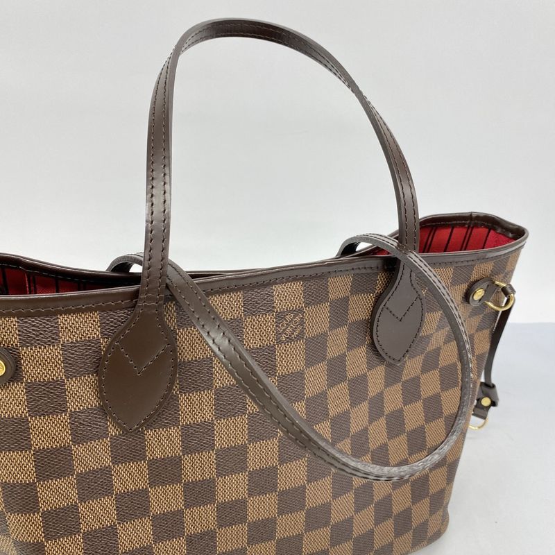 Louis Vuitton Damier Neverfull PM N41359 Ebene Womens Tote Bag