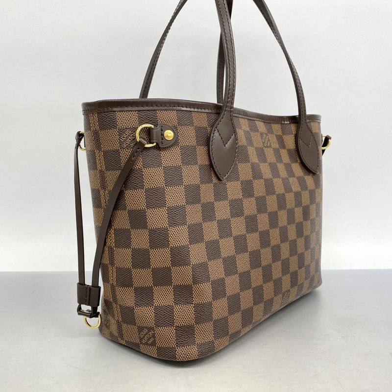 Louis Vuitton Damier Neverfull PM N41359 Ebene Womens Tote Bag
