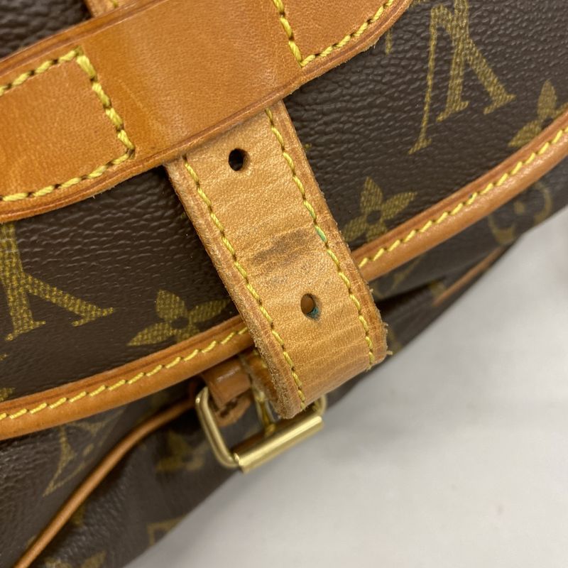 Louis Vuitton Shoulder Bag Monogram Saumur 30 M42256 Brown Ladies