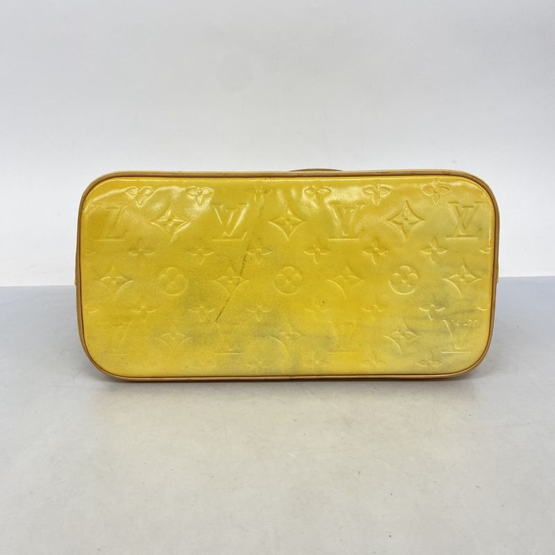 Louis Vuitton Tote Bag Vernis Houston M91053 Gris Women's