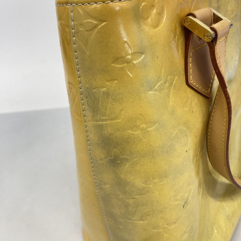 Louis Vuitton Tote Bag Vernis Houston M91053 Gris Women's