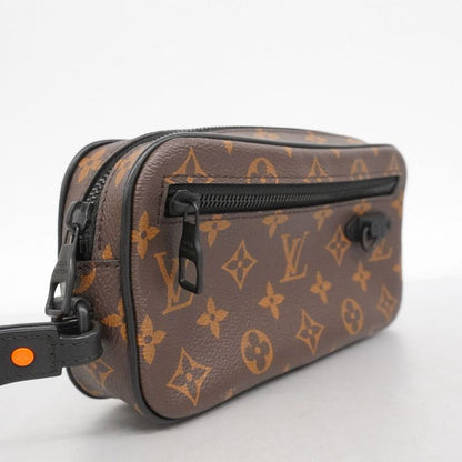 Louis Vuitton Clutch Bag Monogram Solar Ray Pochette Volga M44482 Brown Men's