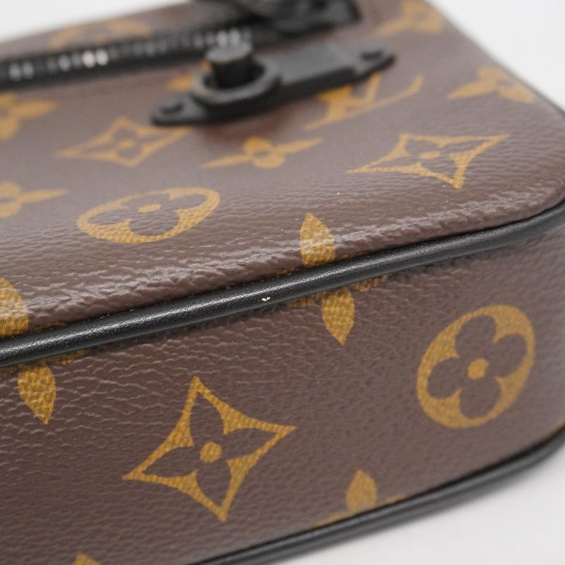 Louis Vuitton Clutch Bag Monogram Solar Ray Pochette Volga M44482 Brown Men's