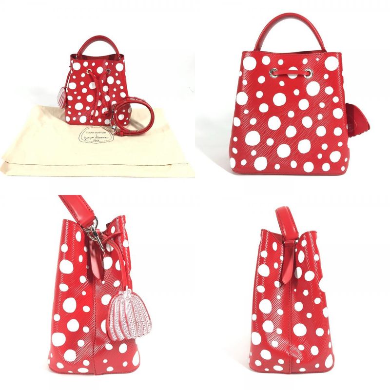 Louis Vuitton Shoulder Bag Neonoe Monogram Empreinte Leather Red