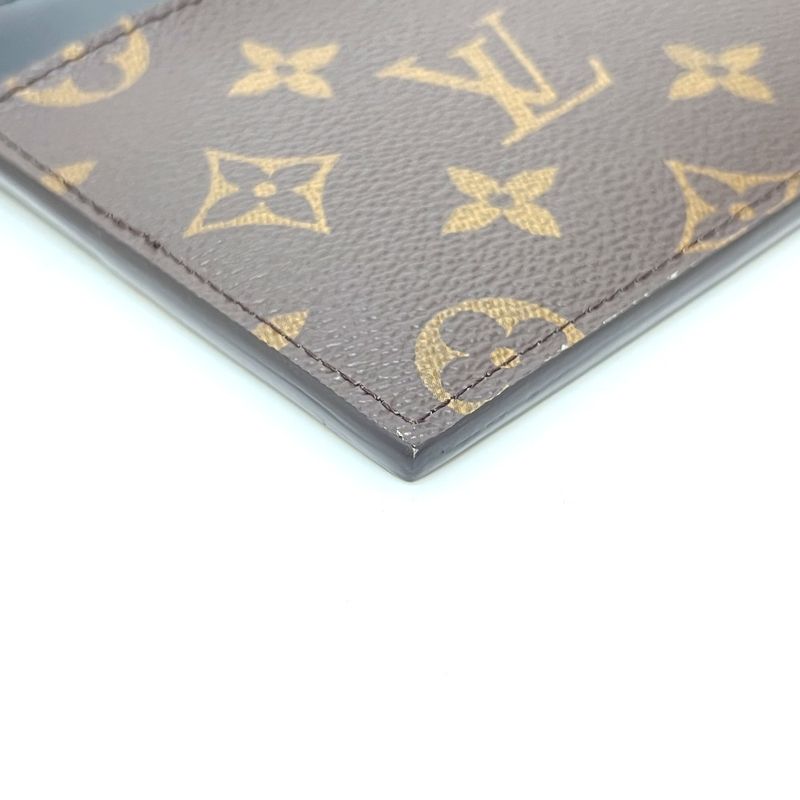 Louis Vuitton Long Wallet Slim Purse M80348 Monogram Macassar Canvas Brown