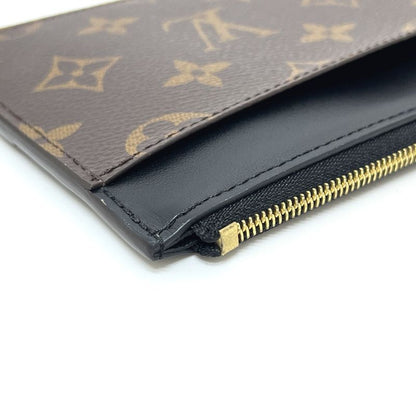 Louis Vuitton Long Wallet Slim Purse M80348 Monogram Macassar Canvas Brown