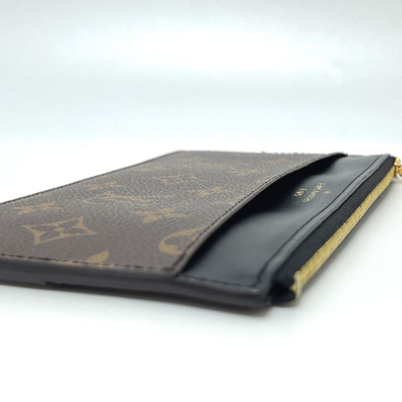 Louis Vuitton Long Wallet Slim Purse M80348 Monogram Macassar Canvas Brown