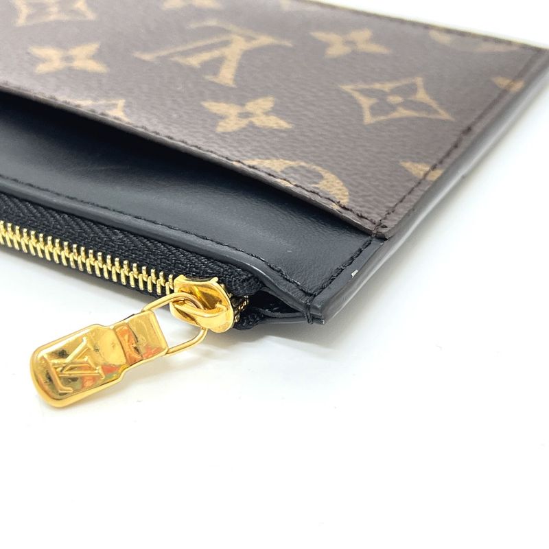 Louis Vuitton Long Wallet Slim Purse M80348 Monogram Macassar Canvas Brown