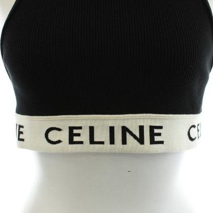 Celine Tank Top Logo Black White An57