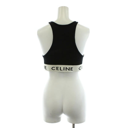 Celine Tank Top Logo Black White An57