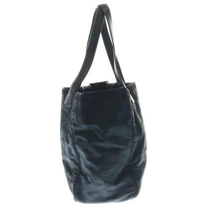 Chanel New Travel Line Coco Mark Handbag Mini Tote Bag Black Nylon