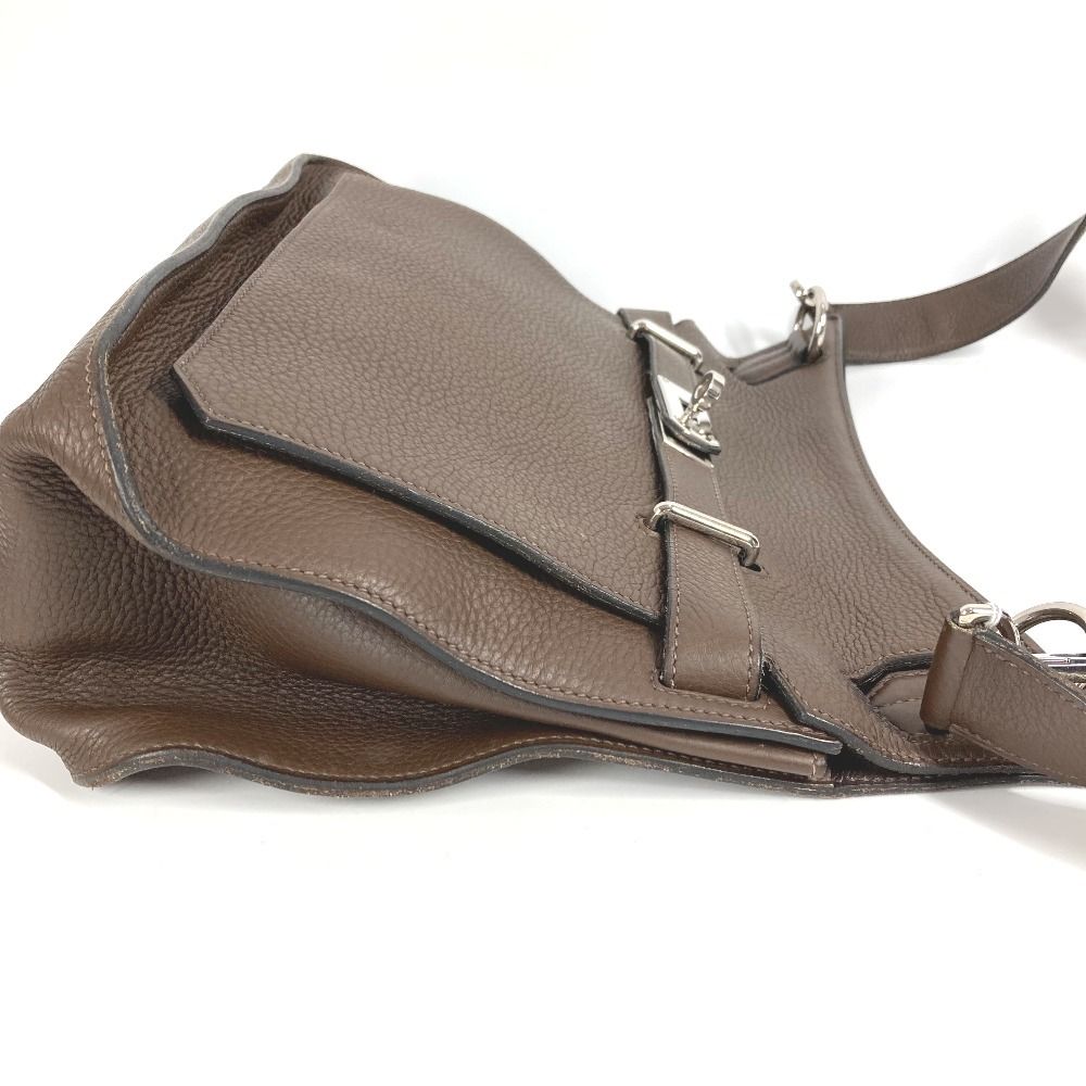 Hermes Shoulder Bag GypsièRe 34 GypsièRe 34 Taurillon Clemence Dark Brown