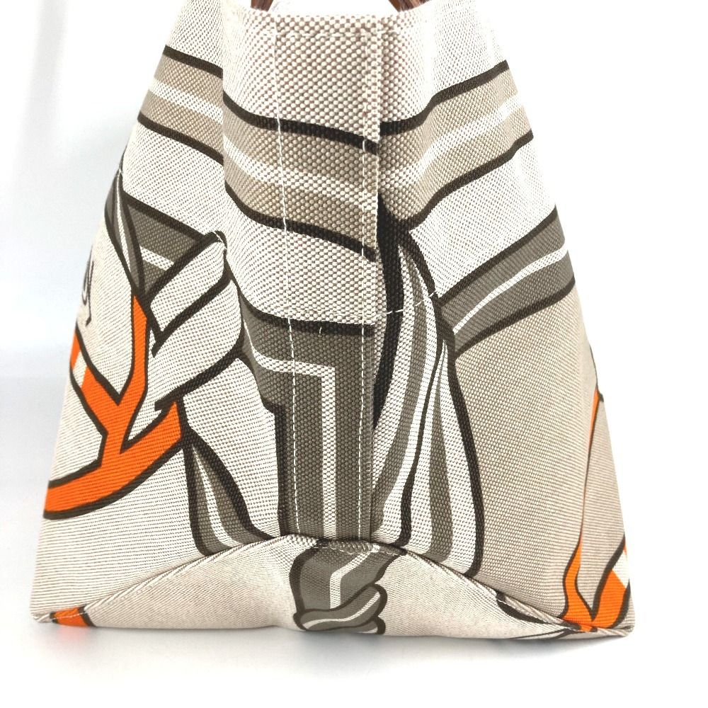 Hermes Shoulder Bag Steeple Large Tote Bag Leather Beige