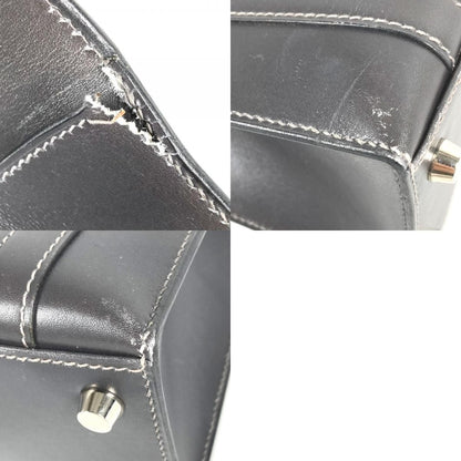 Hermes Handbag Drag 27 Drag 27 Leather Gray