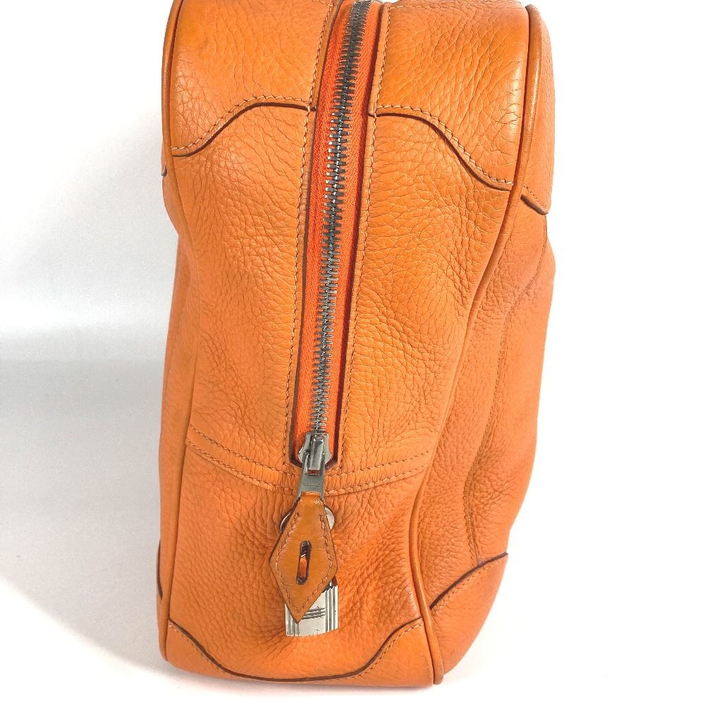 Hermes Handbag Omnibus Mm Omnibus Mm Leather Orange