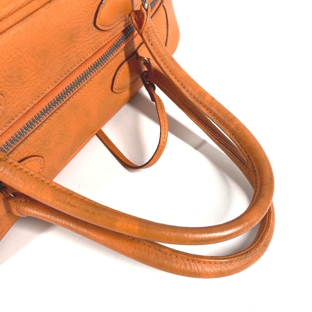 Hermes Handbag Omnibus Mm Omnibus Mm Leather Orange