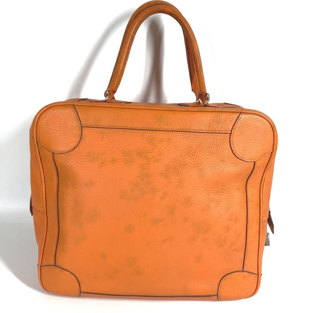 Hermes Handbag Omnibus Mm Omnibus Mm Leather Orange
