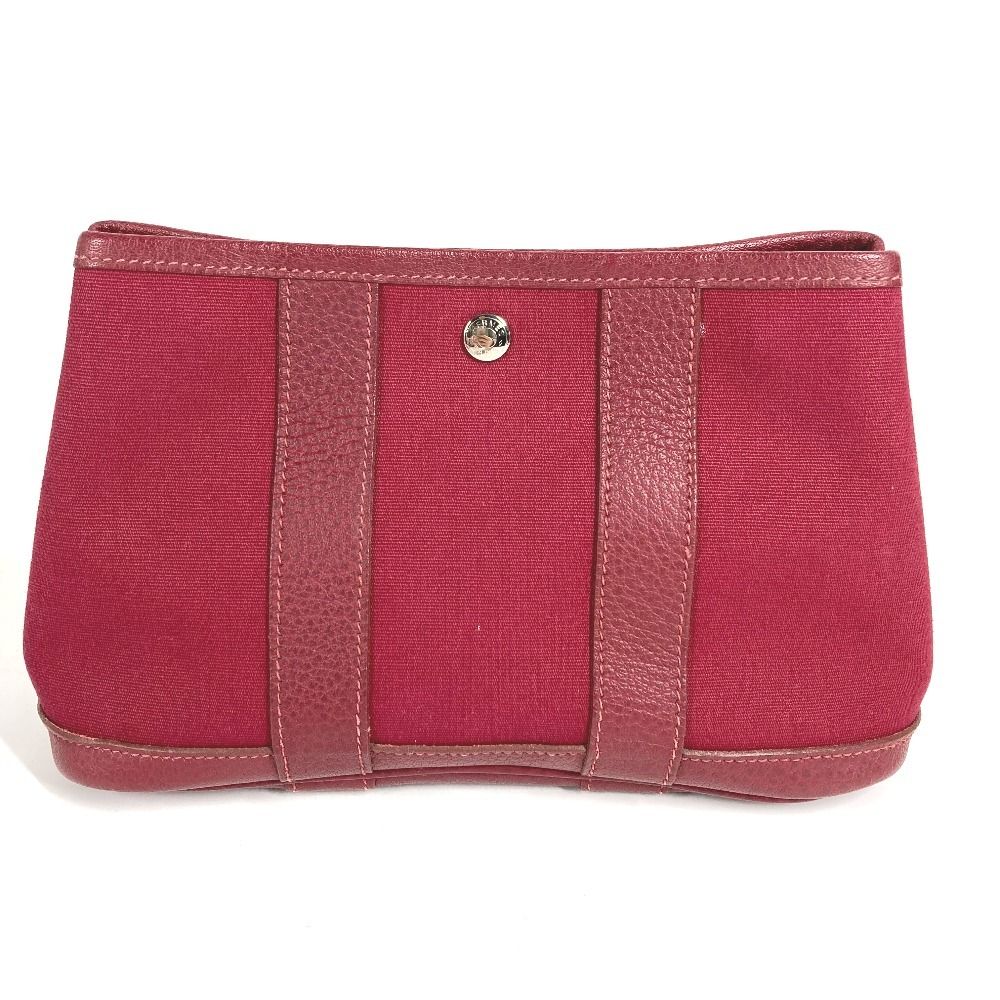 Hermes Pouch Garden Party Ttpm Garden Party Ttpm Toile Officier Red
