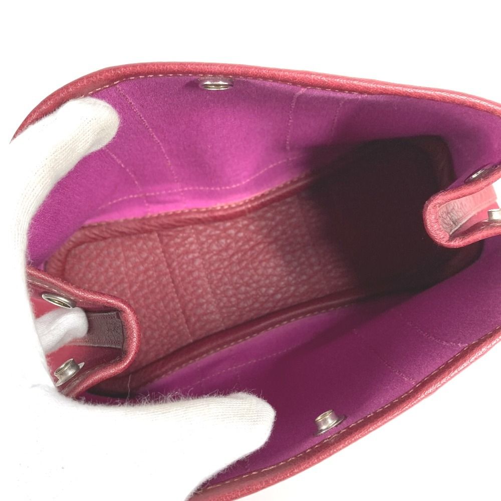 Hermes Pouch Garden Party Ttpm Garden Party Ttpm Toile Officier Red