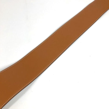 Hermes Belt Thick Belt Leather Black