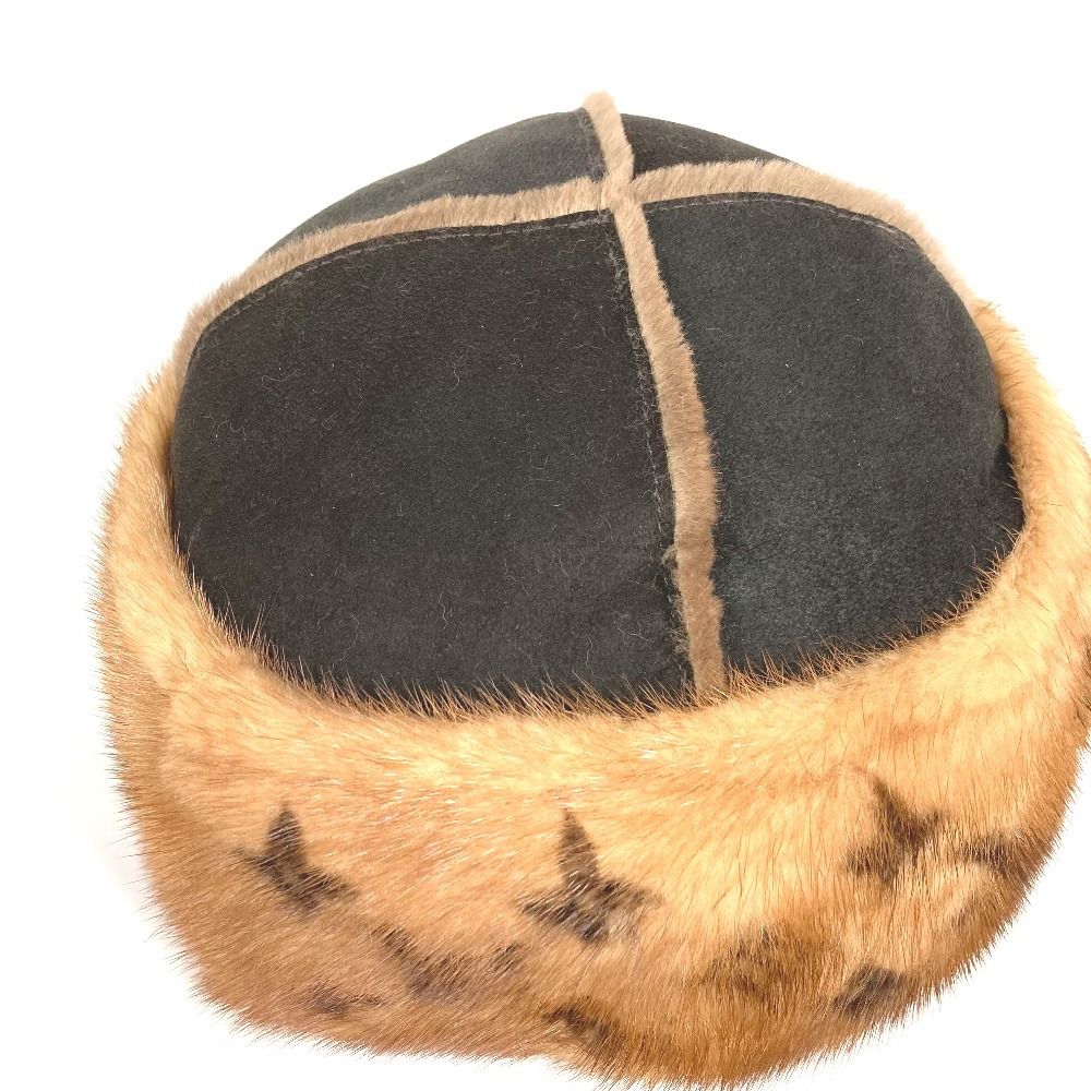 Louis Vuitton Louis Vuitton Hat Cossack Hat Fur Mink Brown