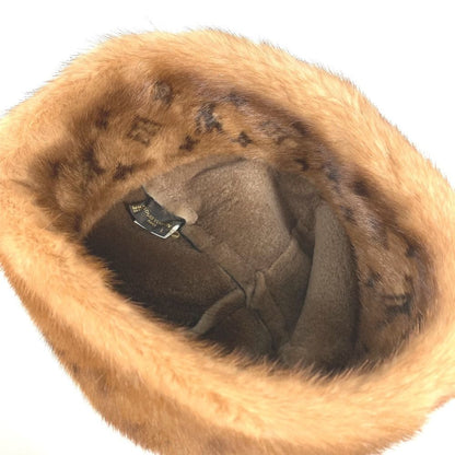 Louis Vuitton Louis Vuitton Hat Cossack Hat Fur Mink Brown