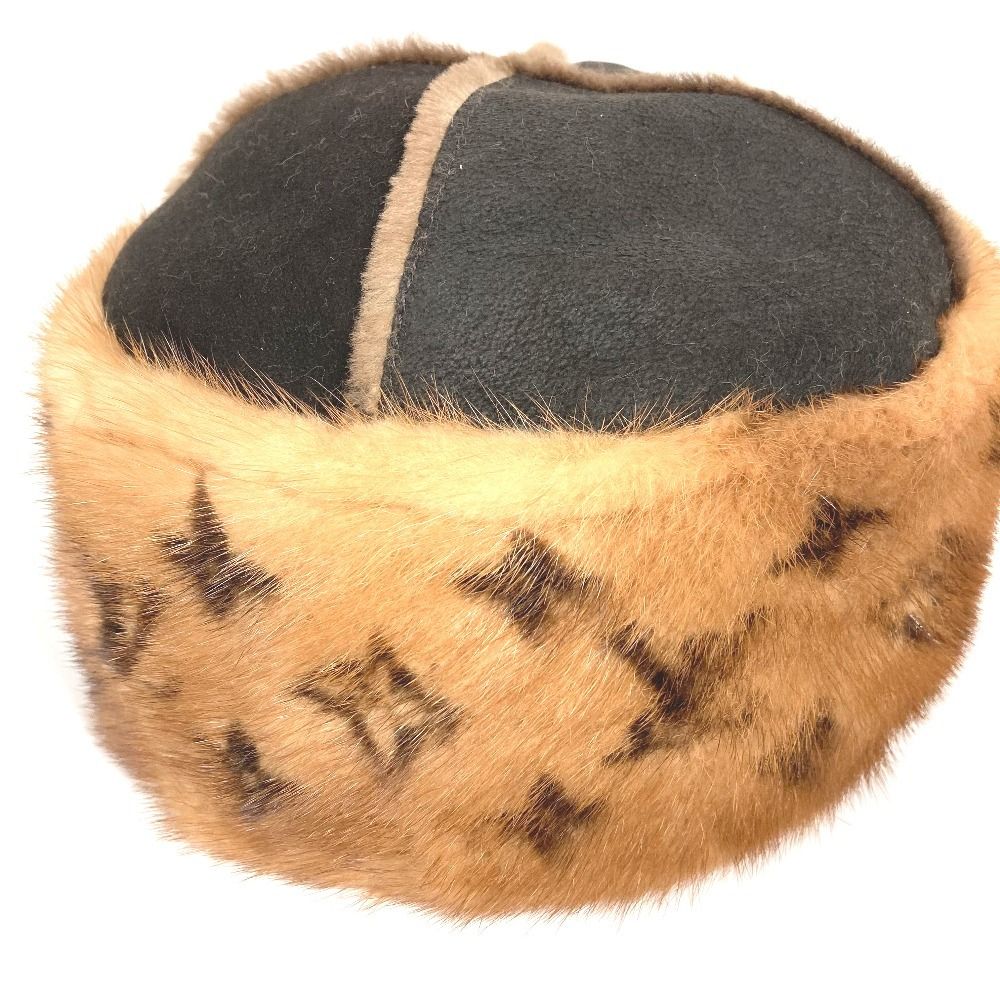 Louis Vuitton Louis Vuitton Hat Cossack Hat Fur Mink Brown