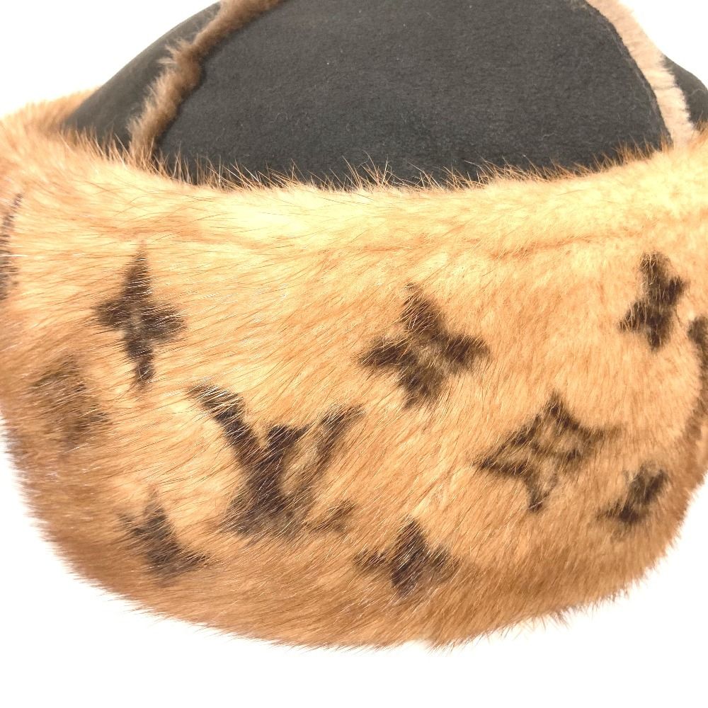 Louis Vuitton Louis Vuitton Hat Cossack Hat Fur Mink Brown
