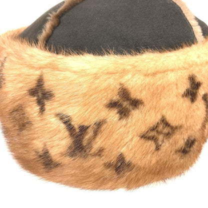 Louis Vuitton Louis Vuitton Hat Cossack Hat Fur Mink Brown