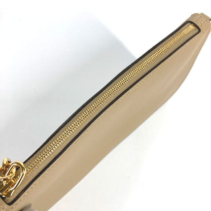 Hermes Shoulder Bag Pouch 《Zip Angor》 to Go Chaine D'Ancre Evercolor Beige