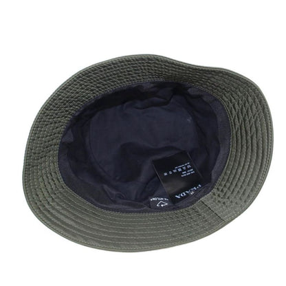 Prada Re-Nylon Triangle Logo Bucket Hat Bucket Hat Logo One Point Nylon M Khaki