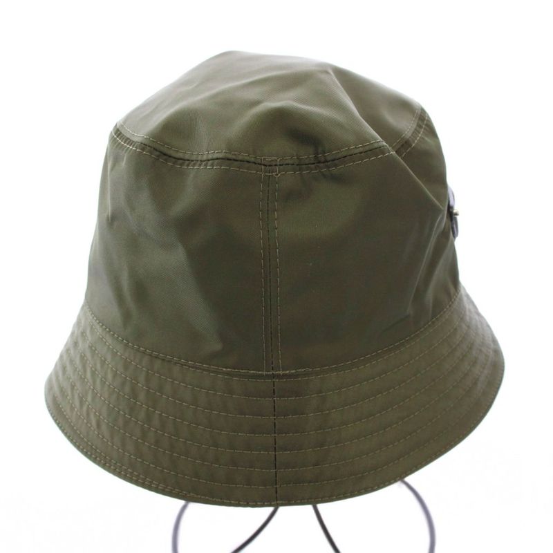 Prada Re-Nylon Triangle Logo Bucket Hat Bucket Hat Logo One Point Nylon M Khaki