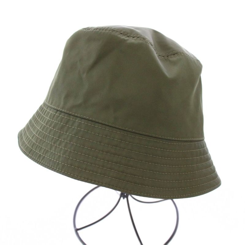 Prada Re-Nylon Triangle Logo Bucket Hat Bucket Hat Logo One Point Nylon M Khaki
