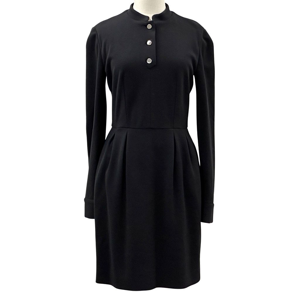 Gucci One Piece Women'S Brand Wool Black 355365 M with Belt Ceremonial