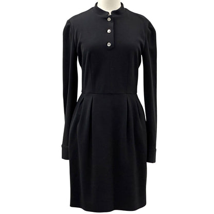 Gucci One Piece Women'S Brand Wool Black 355365 M with Belt Ceremonial