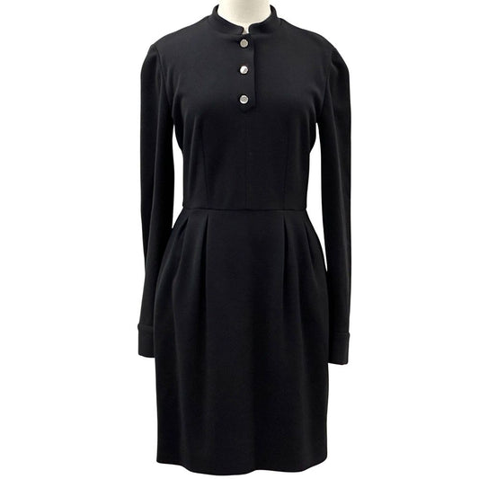 Gucci One Piece Women'S Brand Wool Black 355365 M with Belt Ceremonial