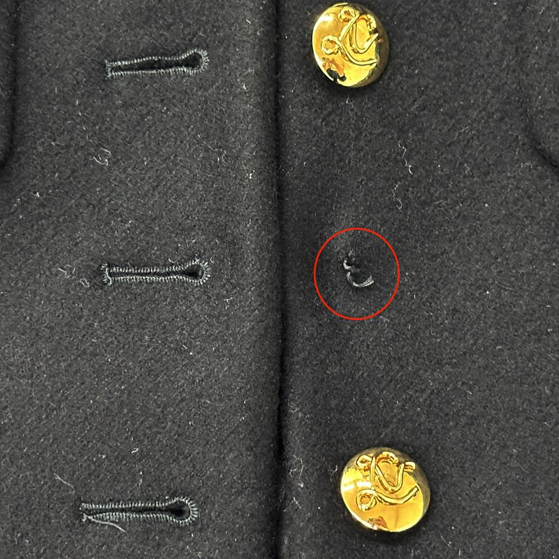 Louis Vuitton Outerwear Women'S Brand Cashmere Long Coat Black 38 Long Coat