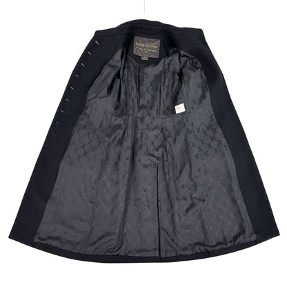 Louis Vuitton Outerwear Women'S Brand Cashmere Long Coat Black 38 Long Coat