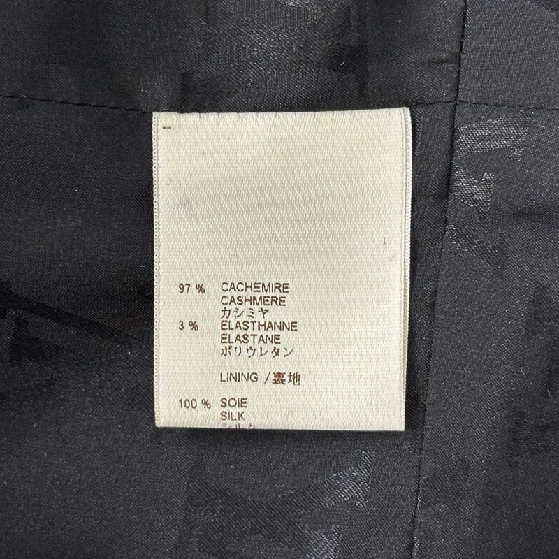 Louis Vuitton Outerwear Women'S Brand Cashmere Long Coat Black 38 Long Coat