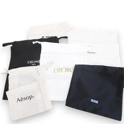 Dior Set of 6 Storage Bag Storage Bag Draw String Different Brand Different Size
