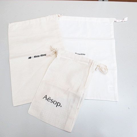 Dior Set of 6 Storage Bag Storage Bag Draw String Different Brand Different Size