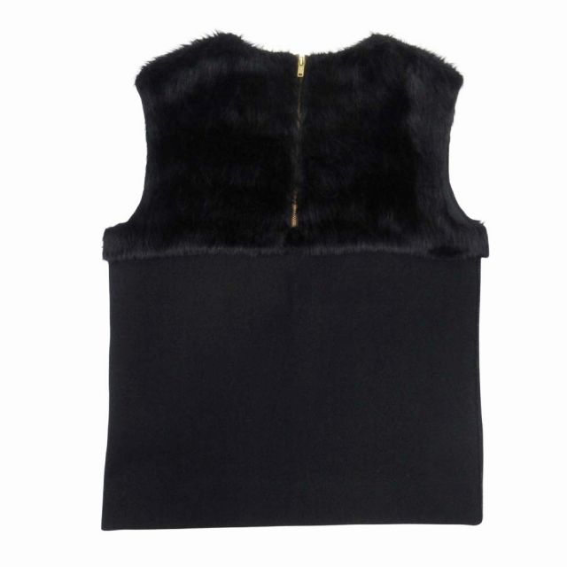 Celine by Phoebe Philo Phoebe Period Alpaca Fur Felt Vest Sleeveless Top Cut